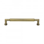 M Marcus Heritage Brass Bauhaus Round Design Cabinet Pull 152mm Centre to Centre